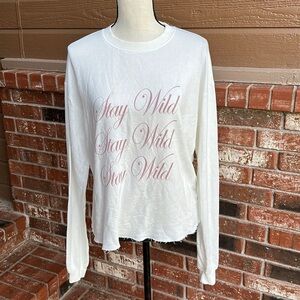 Spiritual Gangster Stay Wild Pullover Lightweight Long Sleeve Sweatshirt